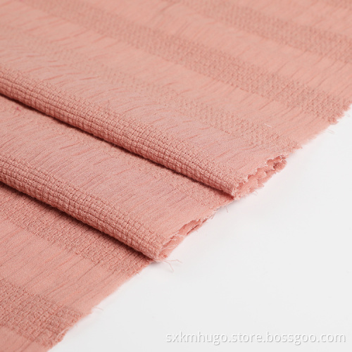Dobby Jacquard Breathable Stretchable Cotton Spandex Fabric